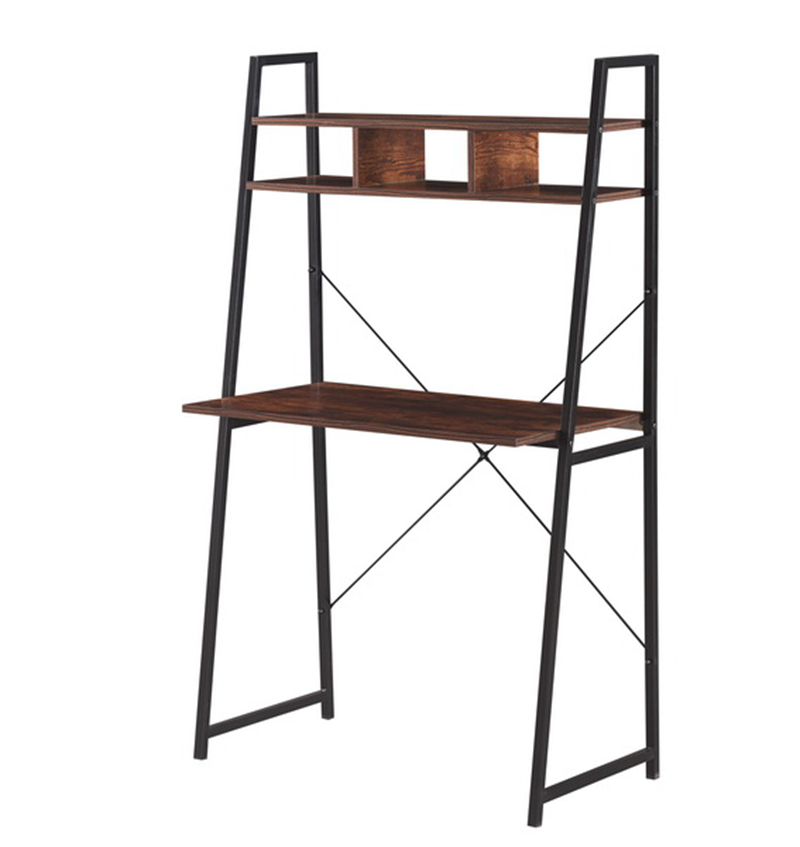 DESK - Small table in dark oak color